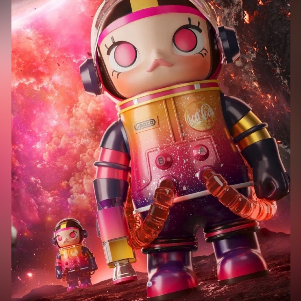 MEGA SPACE MOLLY 400% COCA-COLA VERSION 1 (V1 ) COLLECTIBLE - Picture 14 of 15